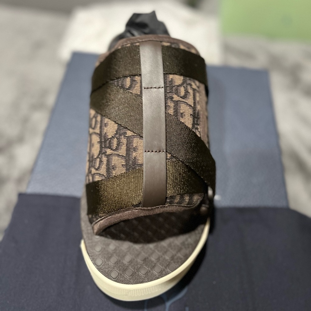 Dior Brown Monogram Sandals